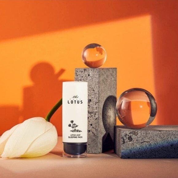 THE PURE LOTUS Lotus Leaf Sleeping Pack Moisturizer NIB - Picture 2 of 2